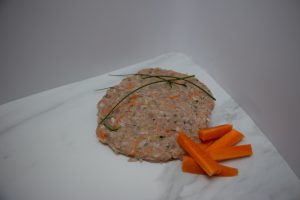 Chicken Veg burger on display.